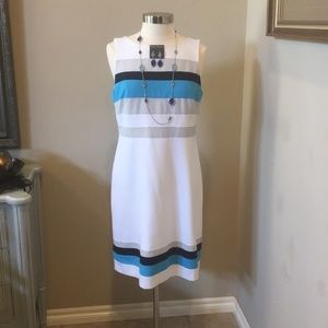 Sleeveless shift dress